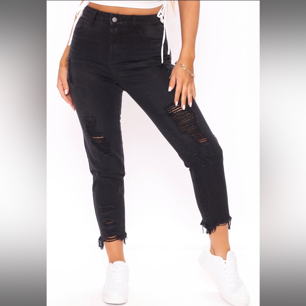 Fashion nova boyfriend jeans